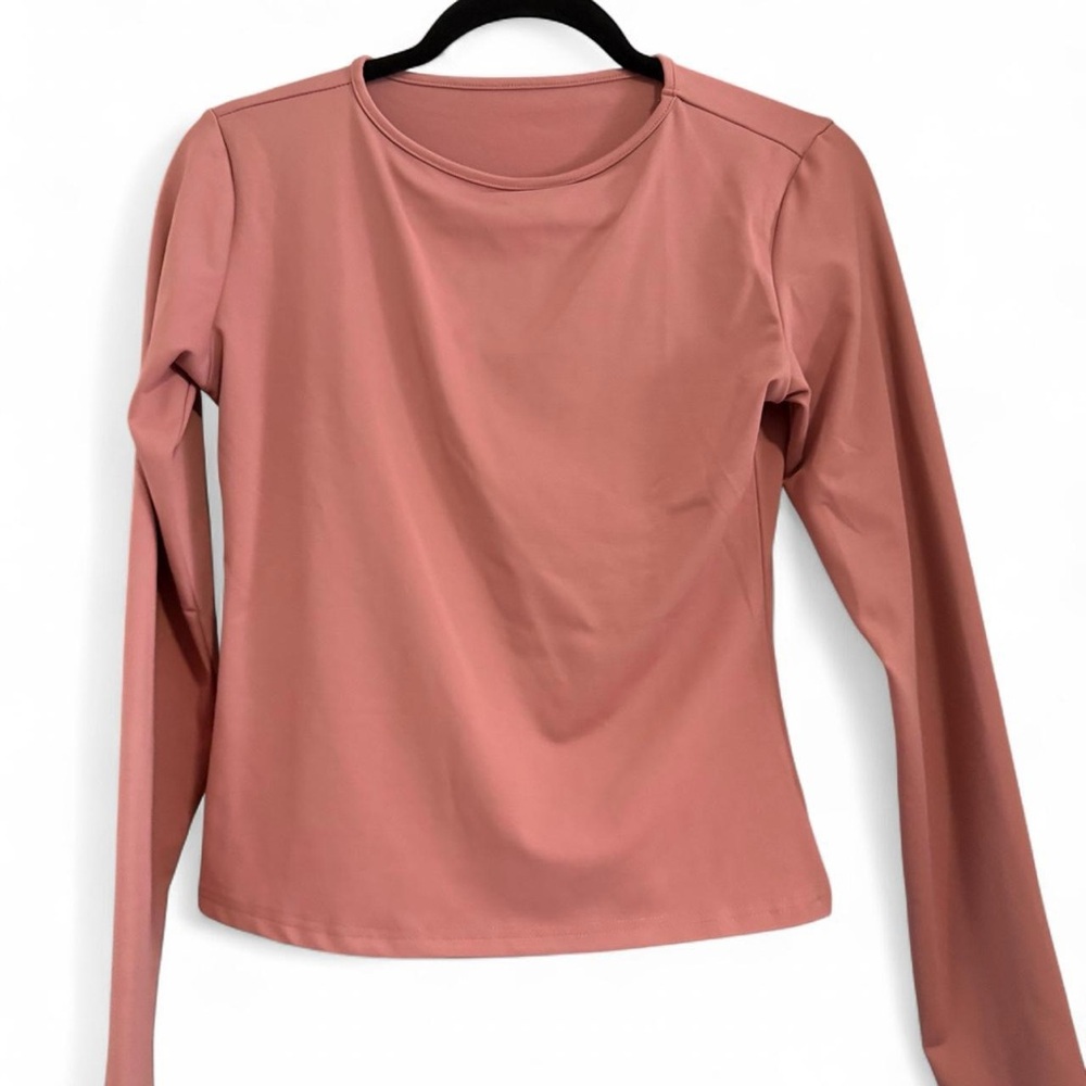Women's Pink Long Sleeve Top